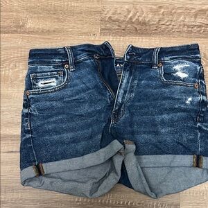 American Eagle Outfitters Dark Blue Jean Shorts